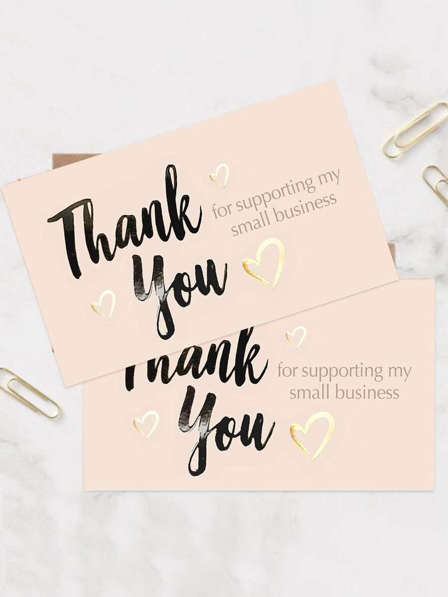 30 cái Thẻ quà tặng Slogan Graphic - Nhiều màu - Xem 1