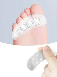 1雙透明防滑前掌墊鞋墊 - 無色 - 查看 2