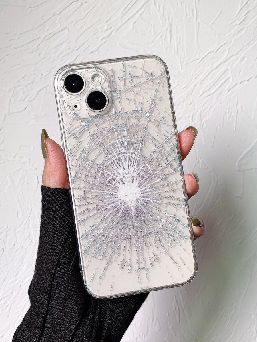 Graphic Clear Phone Case - Multicolor - View 1