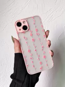 Funda de celular transparente floral - Multicolor - Ver 1