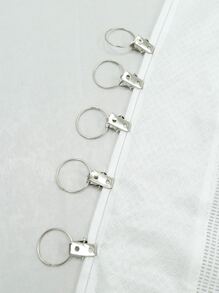 10入組不銹鋼窗簾夾 - 銀色 - 查看 6