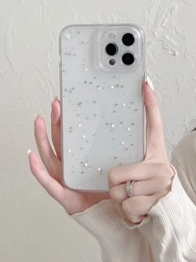 苹果 iPhone 16 透明星形手机壳 兼容 iPhone15/15Plus/15Pro/15Promax - 無色 - 查看 1