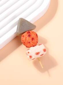 Simulation Food Decor Alligator Hair Clip - Multicolor - View 2