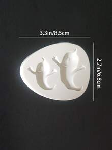 1 pieza Molde de caramelo fantasma