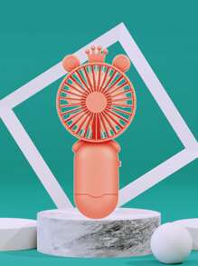 1 pieza Ventilador eléctrico con diseño de corona a mano - Naranja - Ver 1