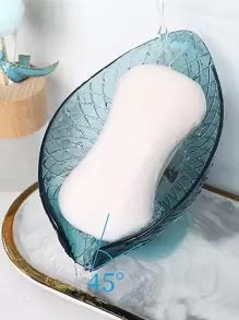 1 pieza Jabonera con diseño de hoja - Azul - Ver 6