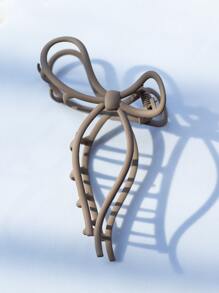 1 cái Thời Trang Nữ Thiết Kế Nơ Vuốt Tóc Dễ Thương - Cà phê - Xem 2