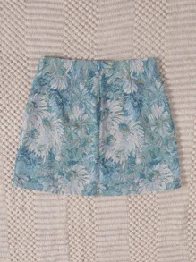 Breezaya Split Zoom Bloemen Jacquard Rok Vakantie Strand Outfits Vrouwen