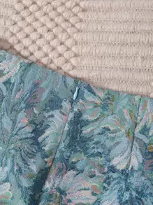 Breezaya Split Zoom Bloemen Jacquard Rok Vakantie Strand Outfits Vrouwen