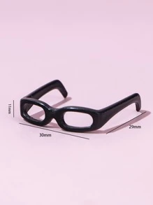 1pc Hamster Glasses - Black - View 4