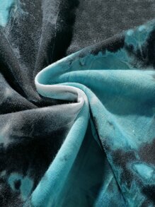 Manfinity EMRG Hombres Camiseta con estampado de slogan y dibujos animados - Multicolor - Ver 4