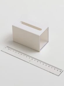 1 pieza Caja de almacenamiento montado en la pared - Blanco - Ver 5