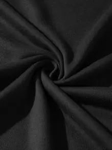 ROMWE MEN Goth Men Bat Print Tee For Halloween, School