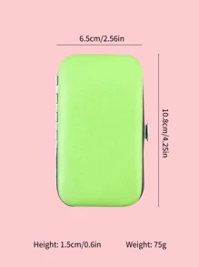 7入組套指甲鉗套裝美甲套裝 - 銀色 - 查看 5