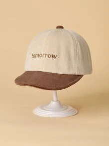 Letter Embroidered Baby Baseball Cap - Multicolor - View 1