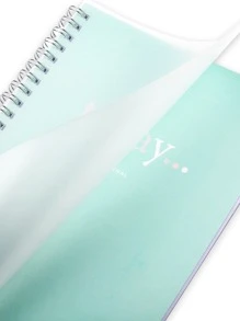 Trees Giấy ghi chú Người lập kế hoạch Sổ tay xoắn ốc - Màu xanh lam - Xem 5