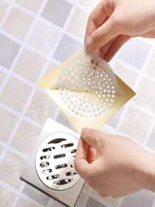 15片随机颜色地漏贴纸 浴室 浴室配件 浴室工具 - 彩色 - 查看 5