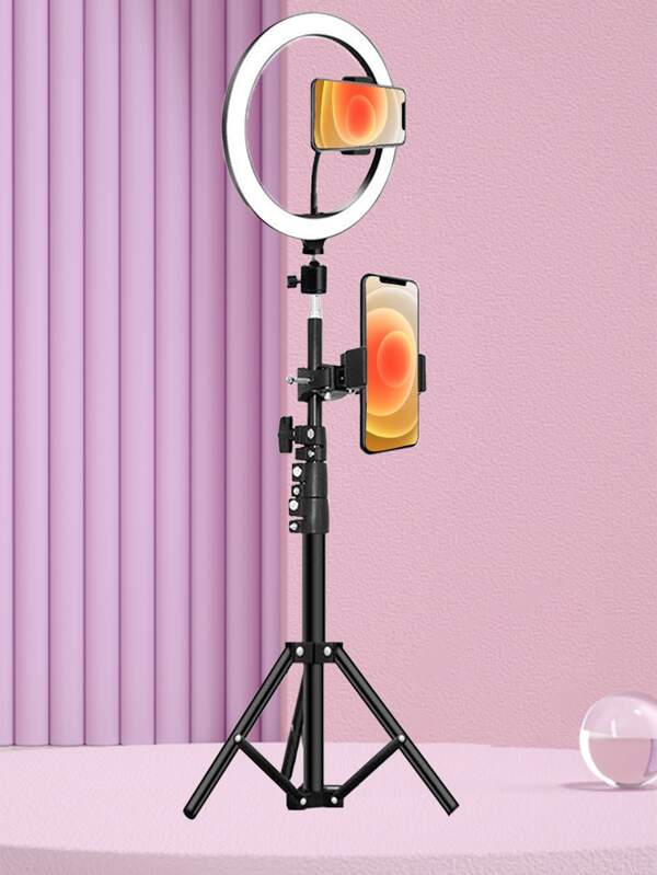 10 Inch Heavy Duty Light Stand, Adjustable Tripod Stand With 1.1 Meter
