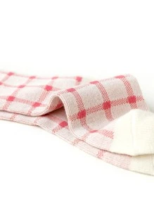 5 Pairs Girls Floral Lace Trim Socks, Princess Style Mid-Calf Socks, All Season - Multicolor - View 4