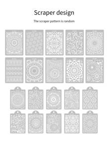 3pcs Nail Art Stamping Scraper Plate Tool Set - Purple - View 6