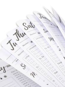 Trees 1pc Teacher Planner Notebook Spiral Academic Lesson Plan And Record Book With Topic, Objective, Homework Tasks & Summarize, 8.*5.5 Inches, 52 Sheets Back To School