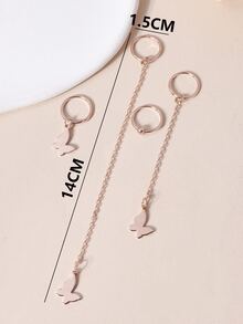 12 cái Bướm Trang Trí Tóc Vòng - Hoa hồng vàng - Xem 3
