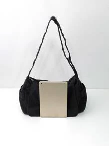 High School Students University Freshman Multifunctional Sling Bag Shoulder Bag Casual Bag Men Minimalist Flap Canvas Hobo Bag, Schoolbag For Travel, College, School,Outdoors, Sports Crossbody Bag Side Bag Holiday Essentials Commute Lightweight Carry On With Adjustable Strap Hobo Bags Fabric Portable Outdoor Dad Gifts Father Gifts Men Gifts Present Valentines Gifts Halloween Christmas Men Bag School Bag Student Bag Book Bag Scream Messenger Bag - Black - View 6