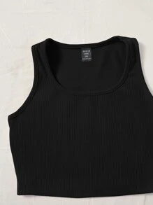 Comfortcana Plus Solid Tank Top & Track Shorts Set