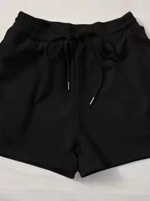 Comfortcana Plus Solid Tank Top & Track Shorts Set