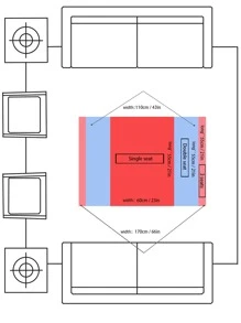 1pc Leaf Pattern Stretchy Sofa Slipcover - Light Grey - View 5