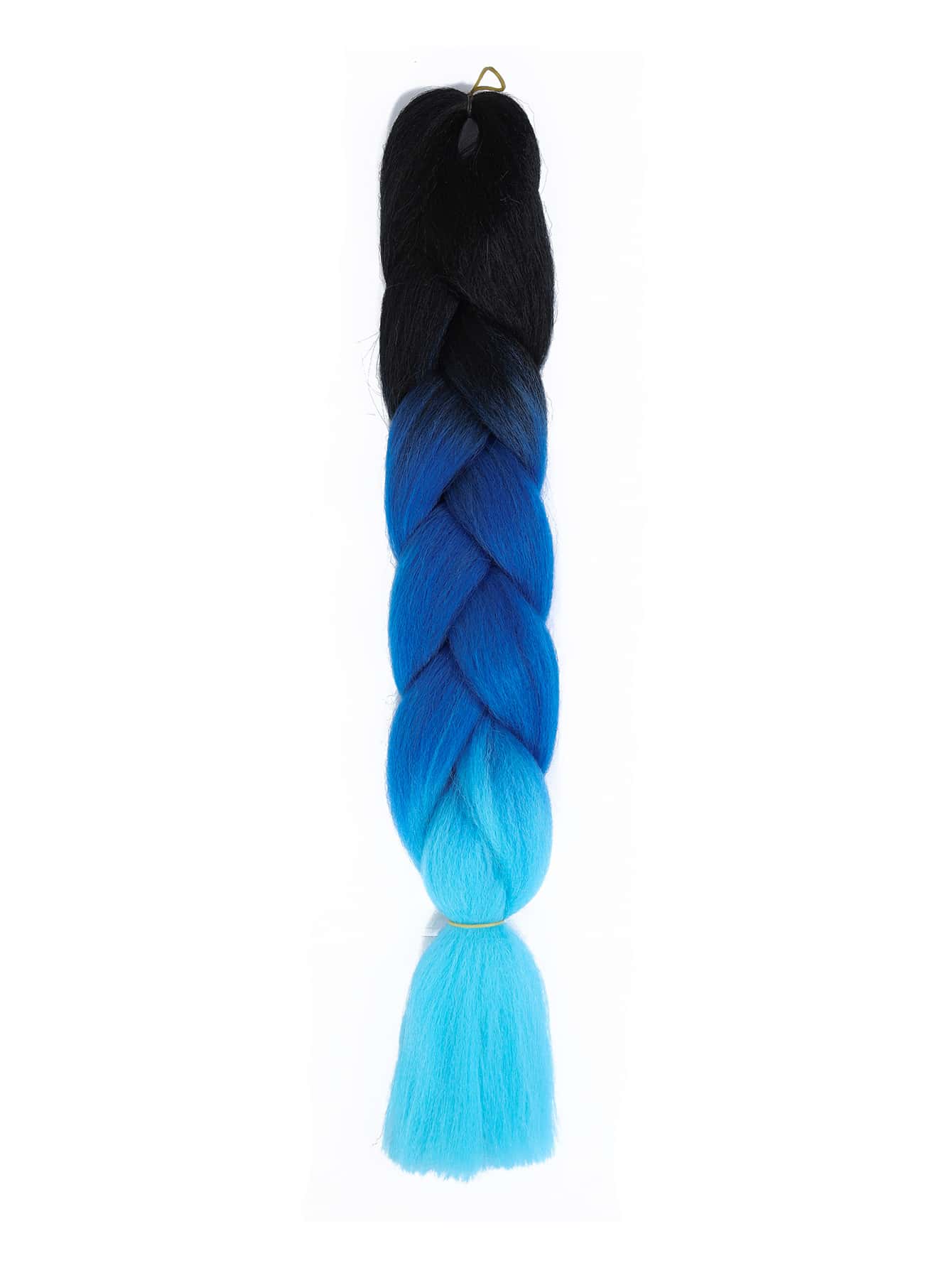 Ombre Long Synthetic Hair Braid - Blue - View 1