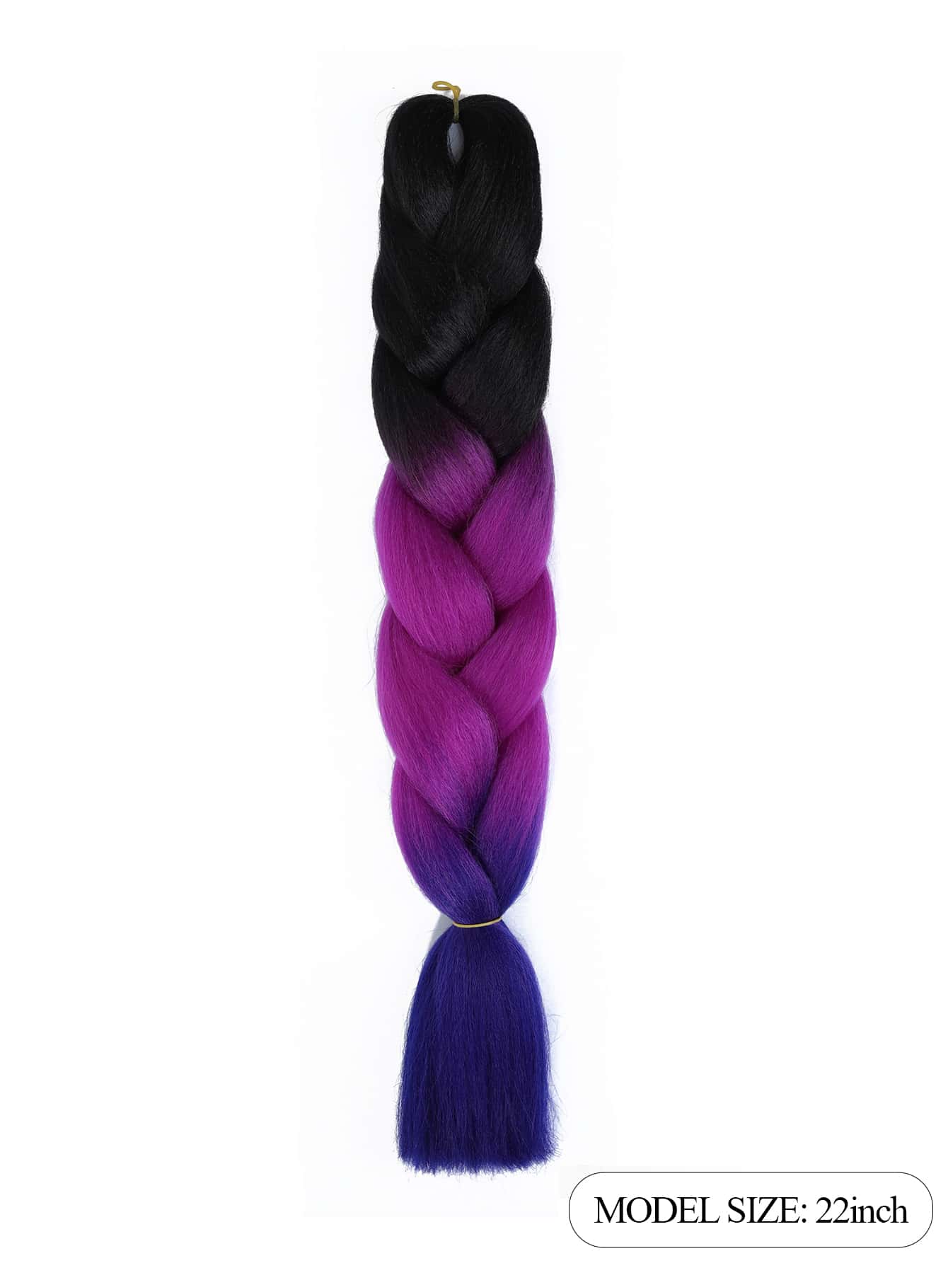 Ombre Long Synthetic Hair Braid - Purple - View 1