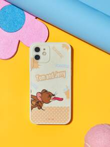 TOM & JERRY X SHEIN Cartoon Graphic Phone Case - Multicolor - View 1