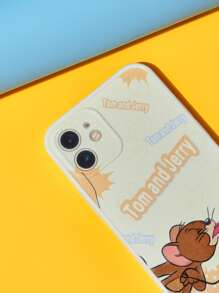 TOM & JERRY X SHEIN Cartoon Graphic Phone Case - Multicolor - View 3
