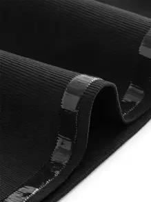 SHAPORA Solid Wideband Waist Shapewear Shorts - Black - View 5