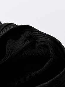 ROMWE MEN Áo nỉ Nam Lễ Các Thánh Lá thư Đường phố - màu đen - Xem 3