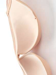 Women's Apricot Backless Strapless Push Up Bra For Casual Wear - Apricot - View 3