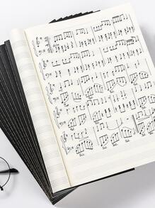 1pc Máy tính xách tay âm nhạc đơn giản - màu đen - Xem 2