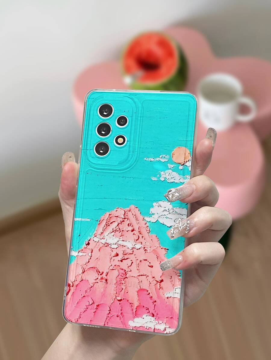 Funda para móvil con estampado de paisaje compatible con Samsung - Multicolor - Ver 1