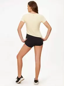 GLOWMODE 3" FeatherFit™ Dolphin Hem Biker Shorts