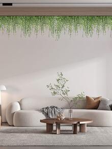 2入組綠色草地圖案牆貼現代防水PVC牆面裝飾貼紙適用於家居裝飾 - 彩色 - 查看 5