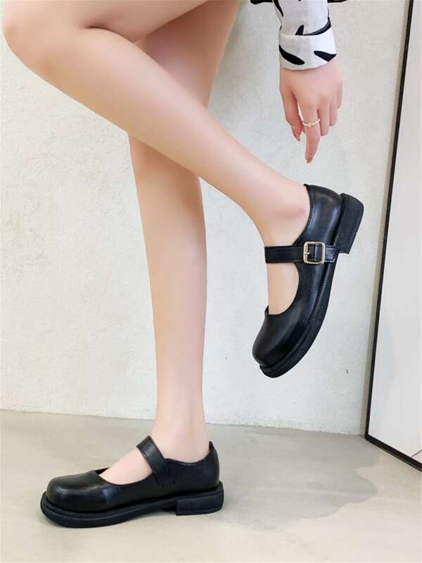 Flatform Mary Jane Shoes SHEIN UK