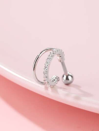 1入組球形設計耳環