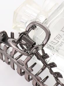 Fish Bone Design Hair Claw Cute Claw Clips Hair Clips Hair Jaw Clip Hair Clamps Hair Clutch Hair Catcher Clip - Silver - View 3