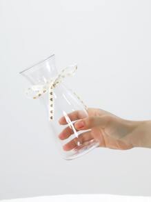 1 件 6.85 英寸亚克力塑料透明花瓶、家居桌面装饰、生日婚礼餐桌装饰花瓶、玻璃外观塑料花瓶 - 無色 - 查看 5