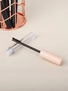 1 cepillo de pestañas de tubo rosa simple de tubo de bricolaje de plástico de 2 ml - Rosa - Ver 2