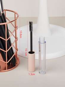 1 cepillo de pestañas de tubo rosa simple de tubo de bricolaje de plástico de 2 ml - Rosa - Ver 6