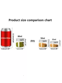 1 cái lọ bảo quản thực phẩm rõ ràng - Trong sáng - Xem 5