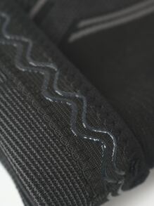 1PC Knee Compression Sleeve For - Knee Sleeves For Women & Men, Knee Brace For Running, Workout, Sports, - Black - View 6