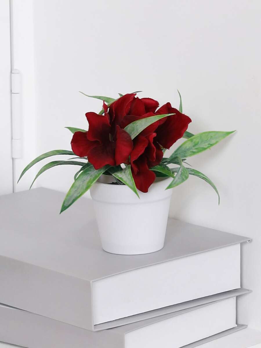 1 chậu hoa cẩm tú cầu nhân tạo, ngày lễ tình nhân, quà tặng - Nhiều màu - Xem 1